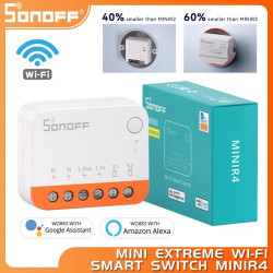 Mini switch wifi SONOFF MINI R4 application Ewelink compatible Alexa et GoogleHome Mini switch wifi SONOFF MINI R4 application Ewelink compatible Alexa et GoogleHome