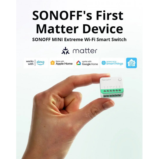 SONOFF MINI-R4M Mini Switch Wifi MATTER Compatible AppleHomekit et Alexa