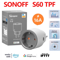 Prise intelligente Protection contre les surcharges SONOFF iPlug S60 EU WIFI Prise intelligente Protection contre les surcharges SONOFF iPlug S60 EU WIFI
