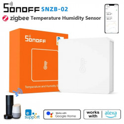 Capteur de température et d'humidité hygromètre intélligent Zigbee sont SNZB-02 Capteur de température et d'humidité hygromètre intélligent Zigbee sont SNZB-02