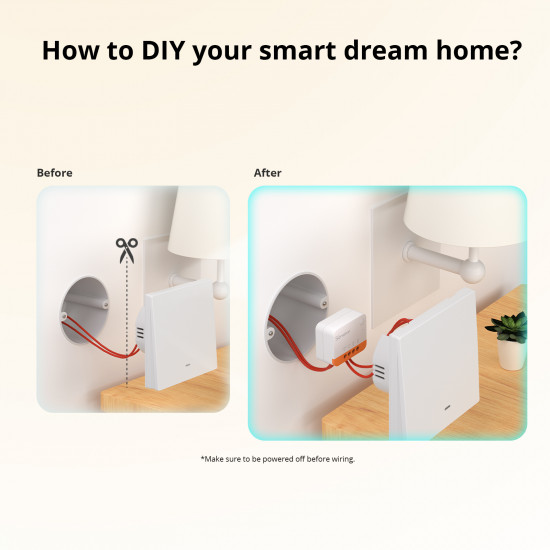 Commutateur intélligent deux voies sans neutre SONOFF ZBMINI L2 Zigbee Commutateur intélligent deux voies sans neutre SONOFF ZBMINI L2 Zigbee
