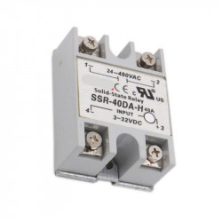 SSR-40DA MODULE DE RELAIS À SEMI-CONDUCTEURS 40A 3-32V DC 24-380V