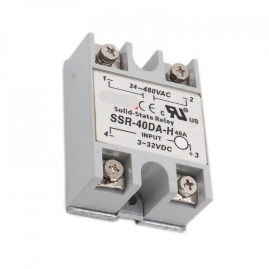 SSR-40DA MODULE DE RELAIS À SEMI-CONDUCTEURS 40A 3-32V DC 24-380V
