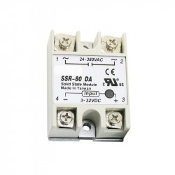SSR-80DA MODULE DE RELAIS À SEMI-CONDUCTEURS 80A 3-32V DC 24-380V