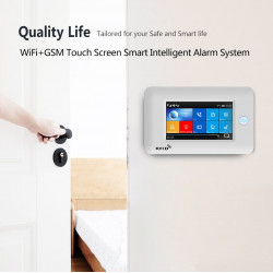 wifi-gsm-rfid smart wireless home security alarm system with tuya app