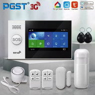 Tuya PGST PG-107 wireless wifi GSM 3G home security alarm system compatible Alexa and google home