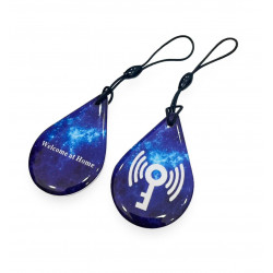 Porte-clés époxy RFID 125Khz T5577 coeur Porte-clés époxy RFID 125Khz T5577 coeur