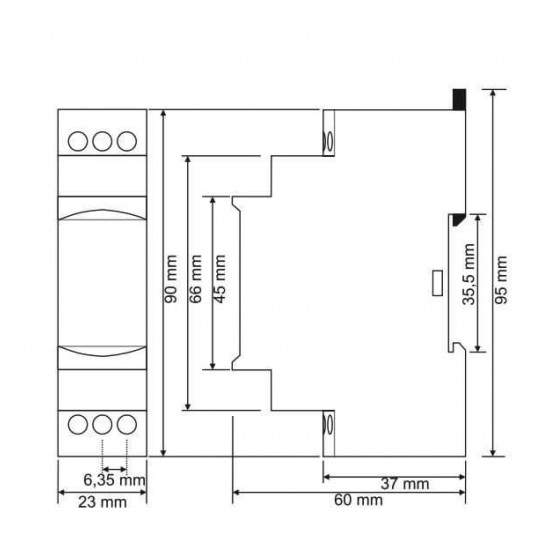 Relais de protection d'ordre de phases Sans neutre  TENSE FKV-03N