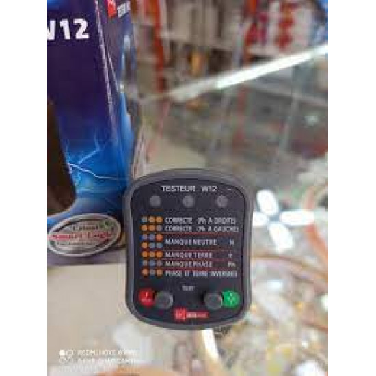 CAMELEC W12 socket tester CAMELEC W12 socket tester