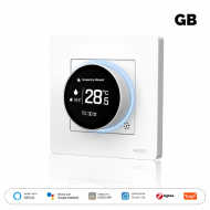 Thermostat Intelligent Zigbee 3.0 pour Plancher Chauffant Électrique 16A – Tuya MOES Star Ring ZHT-SR-GB-WH-MS