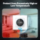 Thermostat Intelligent Zigbee 3.0 pour Plancher Chauffant Électrique 16A – Tuya MOES Star Ring ZHT-SR-GB-WH-MS