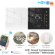 Thermostat intélligente WIFI Pour chaudière à gaz  , régulateur de température ambiante MOES WHT-006-GC-BK-MS