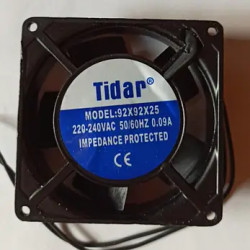 Ventilateur Tidar 220 VCA 0,09A 92x92x25 mm Ventilateur Tidar 220 VCA 0,09A 92x92x25 mm