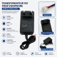 Transformateur AC/DC 15V 1.2A pour visiophone AHD-tuya Modele 10pouce