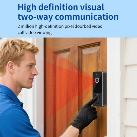 Sonnette vidéo Doorbell WIFI 2.4G 1080P TTLOCK DB-2