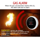 Détecteur de fuite de gaz naturel WiFi Tuya avec fonction température et ecran LCD Détecteur de fuite de gaz naturel WiFi Tuya avec fonction température et ecran LCD