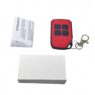 Télécommande colorée à 4 boutons D4 433,92 MHz Pour recepteur garage RF vauxtec Rouge