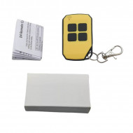 Télécommande colorée à 4 boutons D4 433,92 MHz Pour recepteur garage RF vauxtec jaune