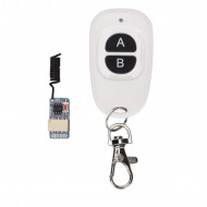 Relais sans Fil RF 315Mhz avec télécommande deux boutons AB ( pour alimentation Robisan ) 