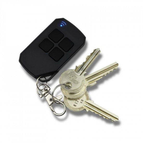 Télécommande colorée à 4 boutons D4 433,92 MHz Pour recepteur garage RF vauxtec Noir