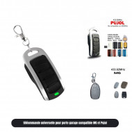 Télécommande  4 Boutons 433 MHz pour Porte de Garage et Portail Automatique compatible Pujol , MG , ACM standard model B
