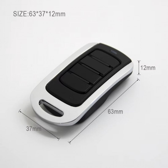 Télécommande  4 Boutons 433 MHz pour Porte de Garage et Portail Automatique compatible Pujol , MG , ACM standard model B