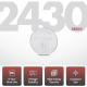 Piles Lithium 3V uniross CR2430 