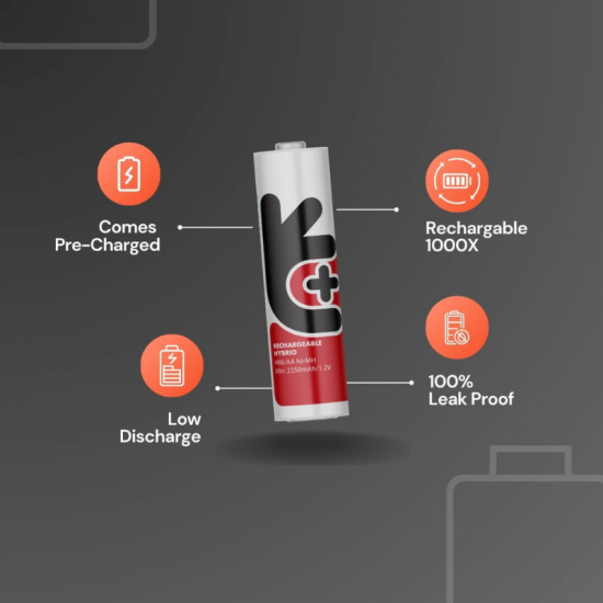 Pile rechargeable R6 AA Uniross 2500 Mah