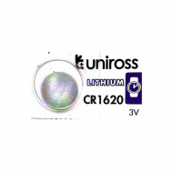 Pile Lithium Uniross CR1620 3V Pile Lithium Uniross CR1620 3V