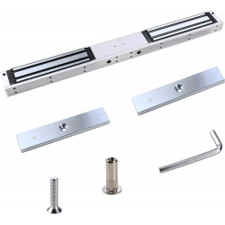 Ventouse électromagnétique double Porte 280kg sans support  Ventouse électromagnétique double Porte 280kg sans support