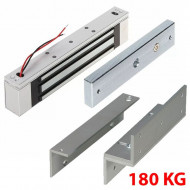 Ventouse électromagnétique dissimulée 12V 180kg avec support Ventouse électromagnétique dissimulée 12V 180kg avec support