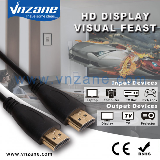 Cable HDMI Vnzane ( Certifié ) 30M Cuivre V1.4  (Model VN-H831)