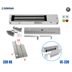 Ventouse éléctromagnétique Avec support L/Z 320Kg ROBISAN VE-320  Ventouse éléctromagnétique Avec support L/Z 320Kg ROBISAN VE-320