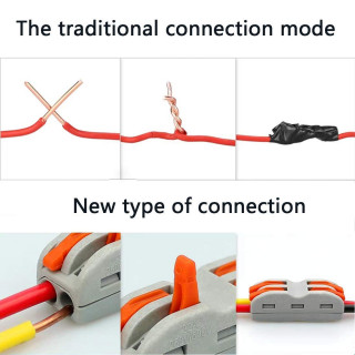 Uootach Connecteurs Electriques Rapide avec Levier, connecteur de