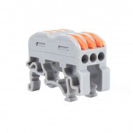 connecteur rapide wago avec pied sur RAIL 633 connecteur rapide wago avec pied sur RAIL 633