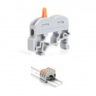 connecteur rapide wago avec pied sur RAIL 211 connecteur rapide wago avec pied sur RAIL 211