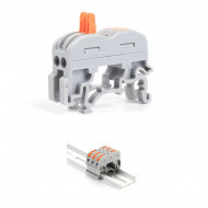 connecteur rapide wago avec pied sur RAIL 422 connecteur rapide wago avec pied sur RAIL 422