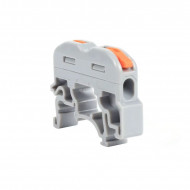 connecteur rapide wago avec pied sur RAIL 211 connecteur rapide wago avec pied sur RAIL 211