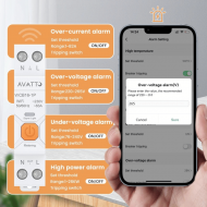 Disjoncteur intelligent WiFi AVATTO WCB16-1P 63A avec mesure consommation d'énergie compatible Tuya , alexa , googlehome