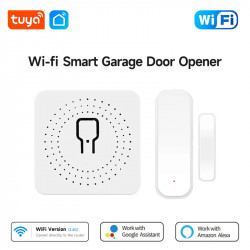 Ouvre-porte de garage intelligent wifi Tuya avec capteur sans fils  Ouvre-porte de garage intelligent wifi Tuya avec capteur sans fils