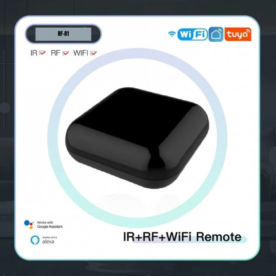 Télécommande universelle WiFi RF IR, Tuya Smart Life App RF-R1 Télécommande universelle WiFi RF IR, Tuya Smart Life App RF-R1