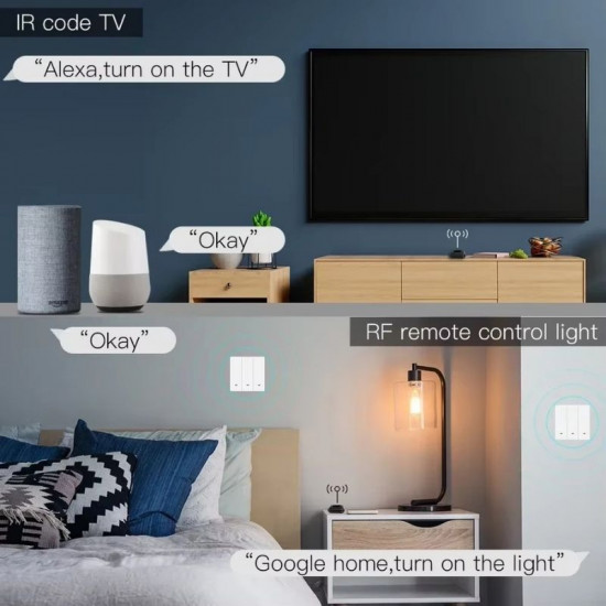 Télécommande universelle WiFi RF IR, Tuya Smart Life App RF-R1 Télécommande universelle WiFi RF IR, Tuya Smart Life App RF-R1