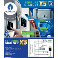 Serrure  digilock  Robisan X5