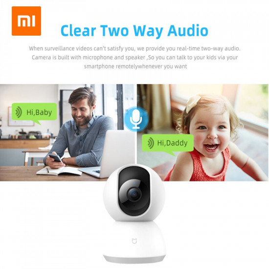 caméra de surveillance intelligente IP WiFi 1080P HD XIAOMI 360° caméra de surveillance intelligente IP WiFi 1080P HD XIAOMI 360°