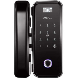 Serrure de porte en verre intelligente ZKTeco GL300 par empreintes digitales, mot de passe et cartes et télécommande Serrure de porte en verre intelligente ZKTeco GL300 par empreintes digitales, mot de passe et cartes et télécommande