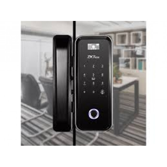Serrure de porte en verre intelligente ZKTeco GL300 par empreintes digitales, mot de passe et cartes et télécommande Serrure de porte en verre intelligente ZKTeco GL300 par empreintes digitales, mot de passe et cartes et télécommande